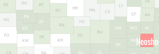Neosho County Map