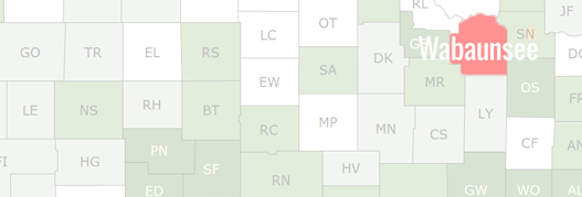 Wabaunsee County Map