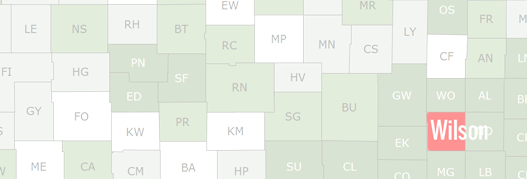 Wilson County Map