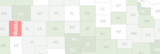 Wichita County Map
